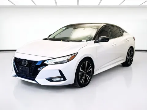White 2021 Nissan Sentra SR for sale in Bellflower, CA