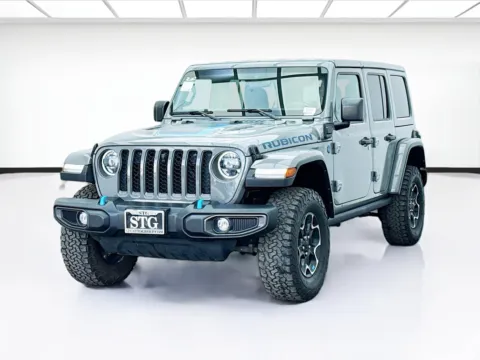 Gray 2023 Jeep Wrangler 4xe Rubicon 4xe for sale in Bellflower, CA