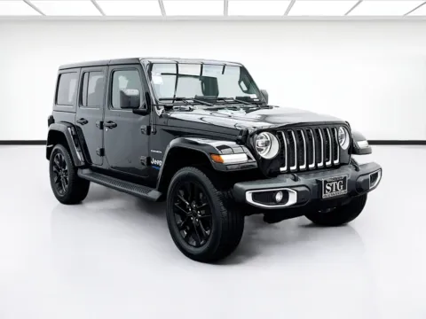 Another view of 2021 Jeep Wrangler 4xe Unlimited Sahara 4xe for sale in Bellflower, CA at STG Bellflower
