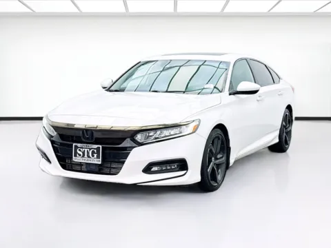 White 2020 Honda Accord Sedan Sport 2.0T for sale in Bellflower, CA