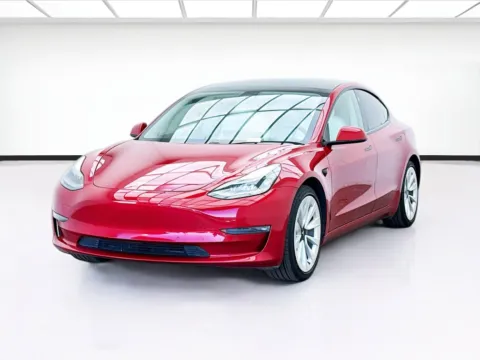 Red 2021 Tesla Model 3 Long Range for sale in Bellflower, CA