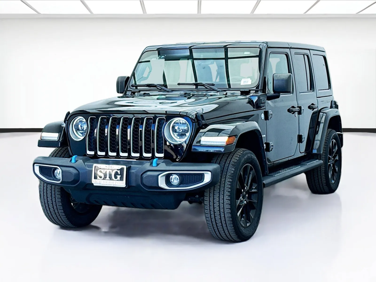 Black 2023 Jeep Wrangler 4xe Sahara 4xe for sale in Bellflower, CA