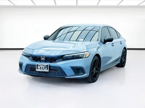 Gray 2022 Honda Civic Hatchback Sport for sale in Bellflower, CA
