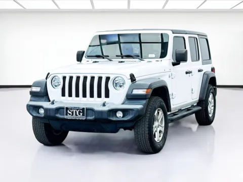 White 2020 Jeep Wrangler Unlimited Unlimited Sport S for sale in Bellflower, CA