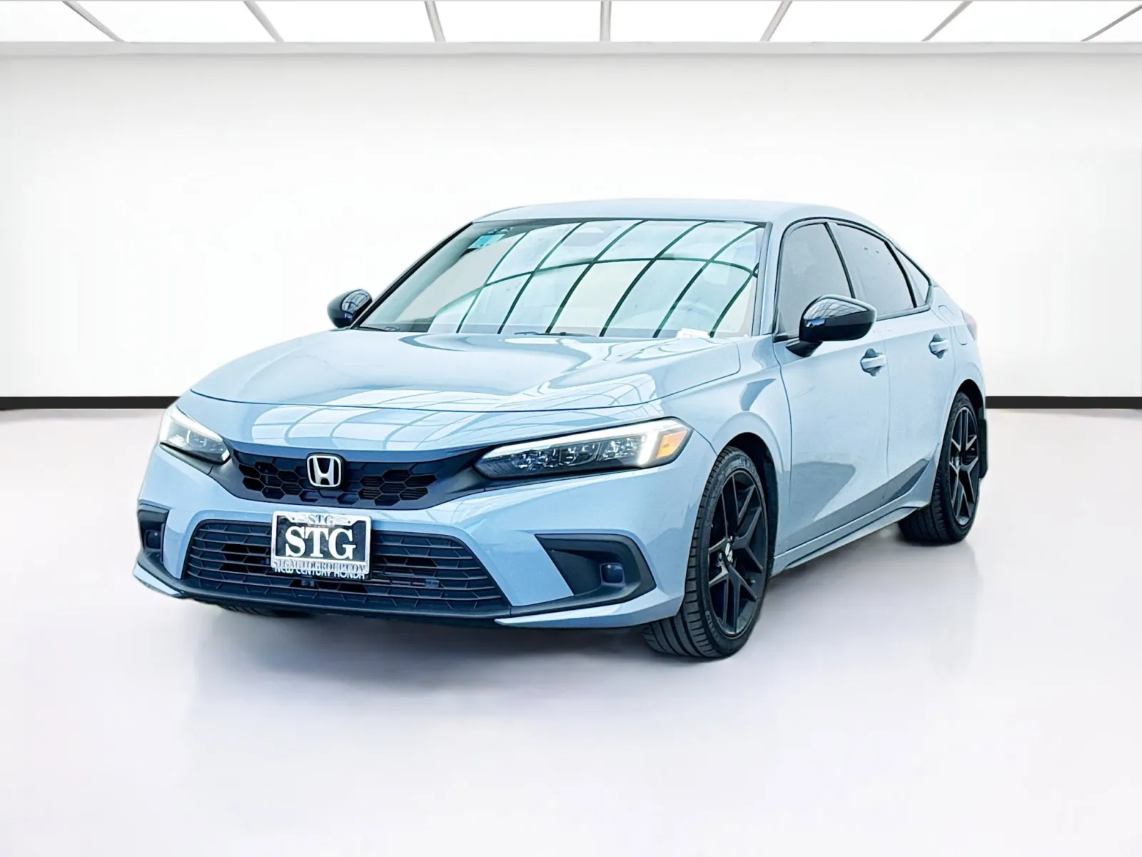 Gray 2022 Honda Civic Hatchback Sport for sale in Bellflower, CA