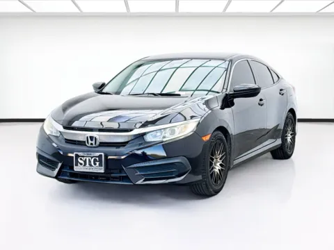 Black 2016 Honda Civic Sedan LX for sale in Bellflower, CA