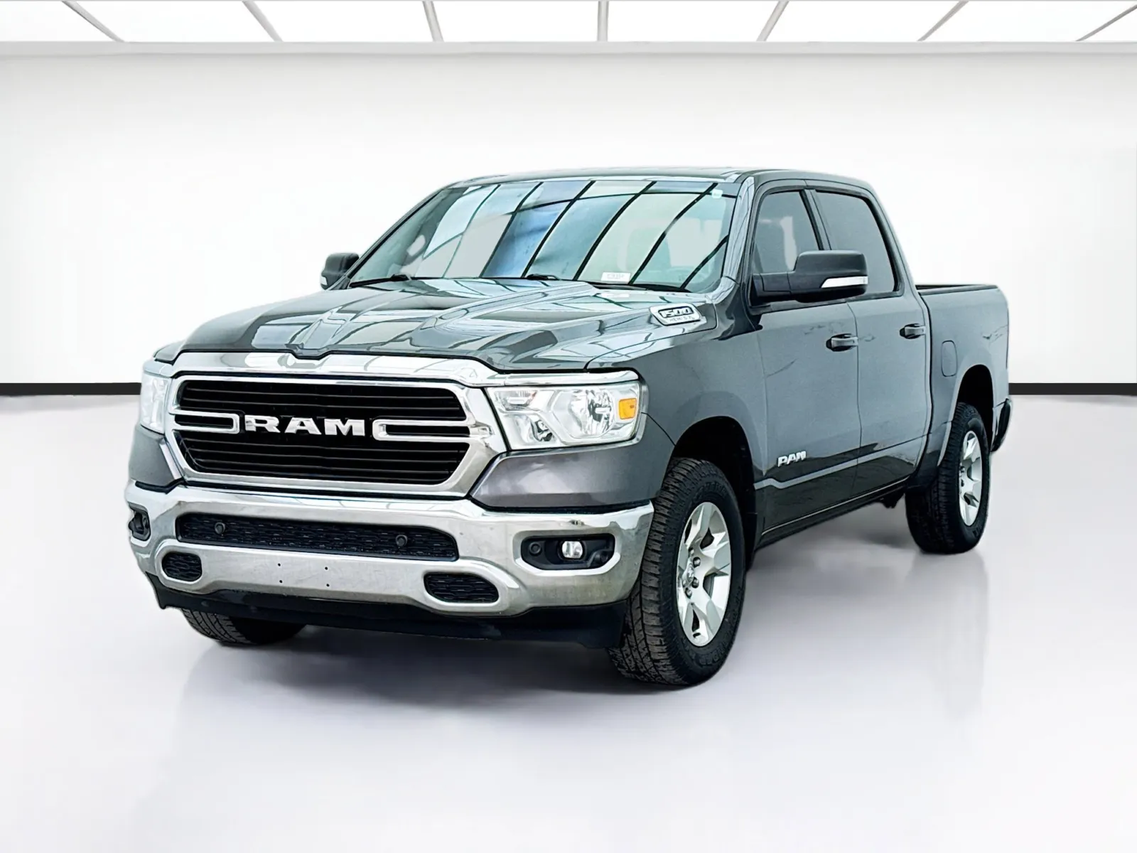 Gray 2021 Ram 1500 Big Horn LEVEL 2 & UCONNECT 12 NAVIGATION for sale in Bellflower, CA