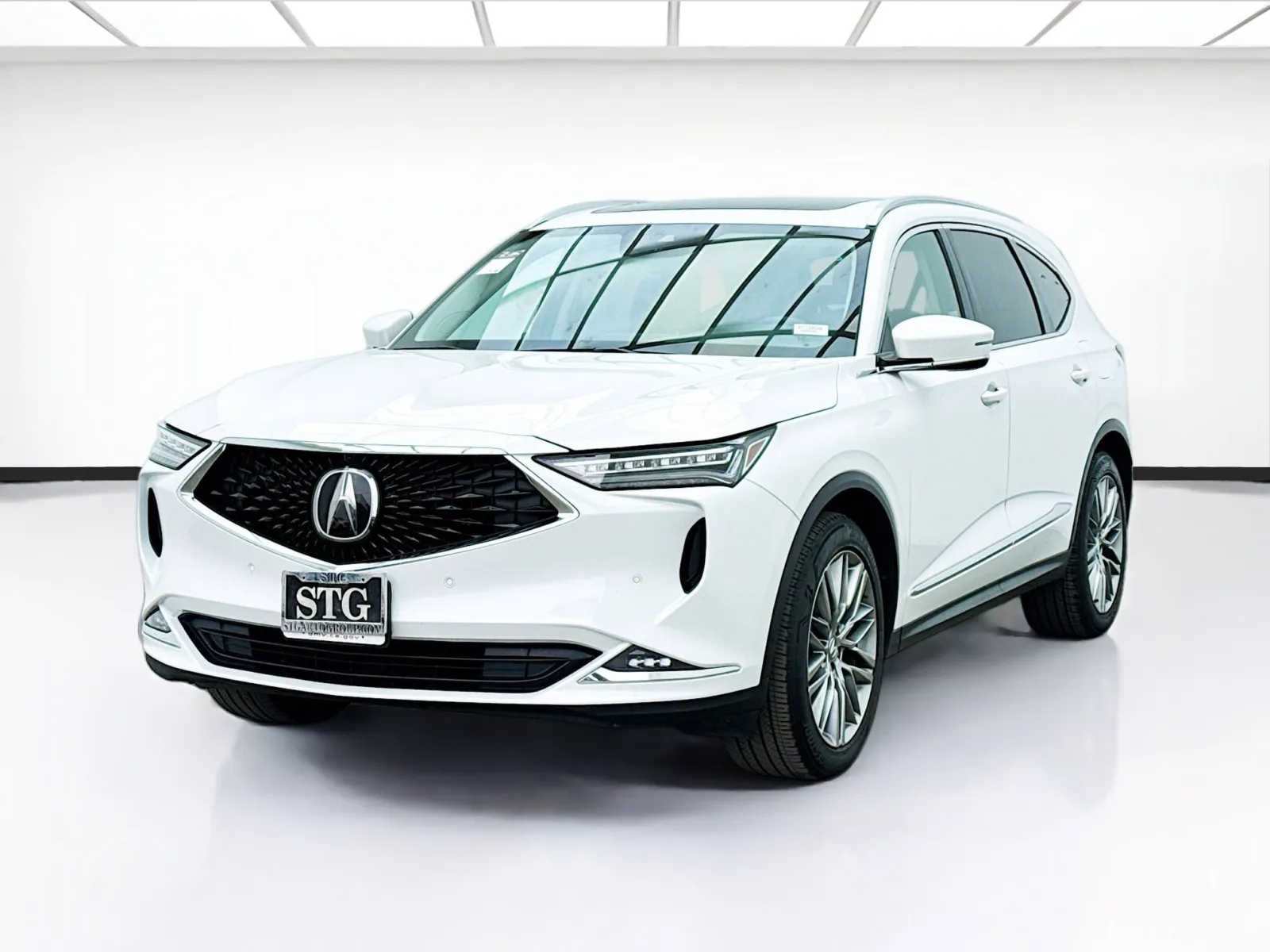 White 2023 Acura MDX Advance SH-AWD for sale in Bellflower, CA