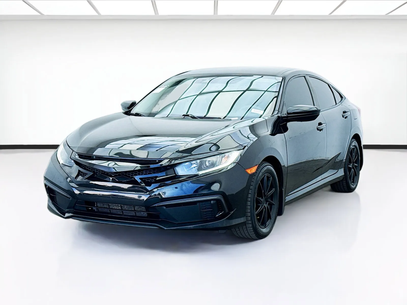 Black 2019 Honda Civic Sedan LX for sale in Bellflower, CA