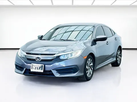 Gray 2018 Honda Civic Sedan EX for sale in Bellflower, CA