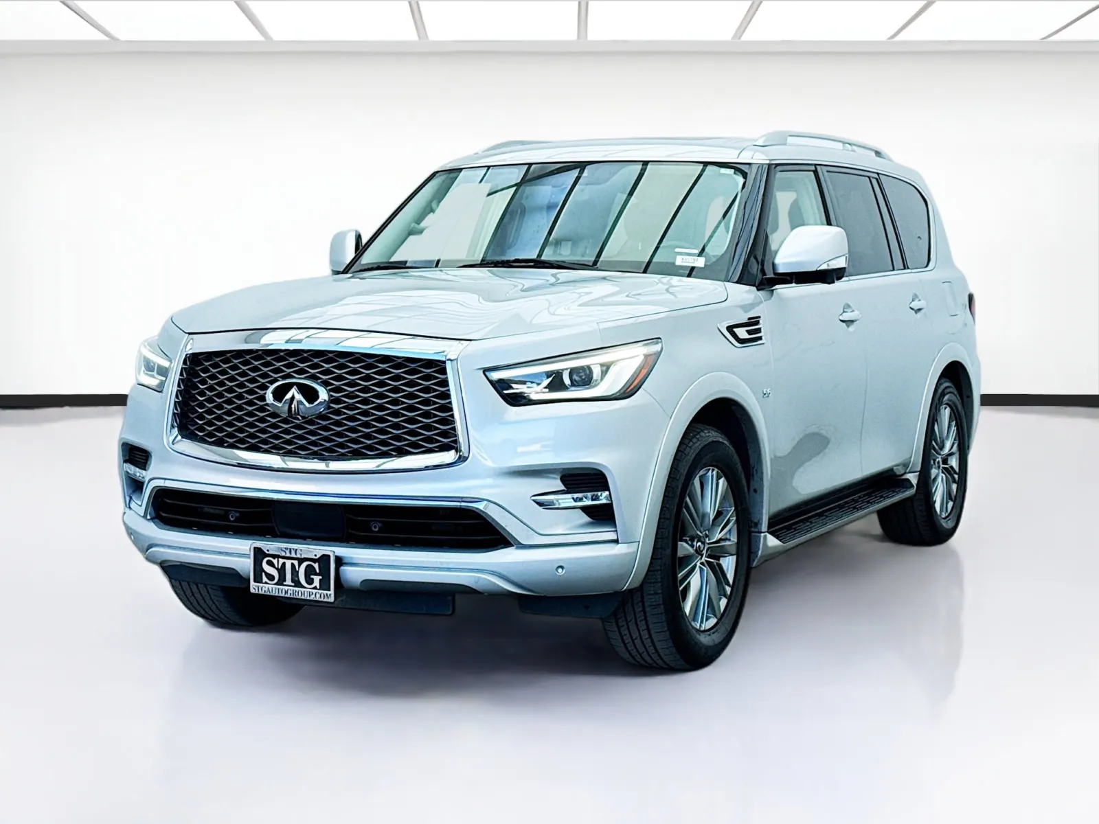 Silver 2020 INFINITI QX80 LUXE for sale in Bellflower, CA