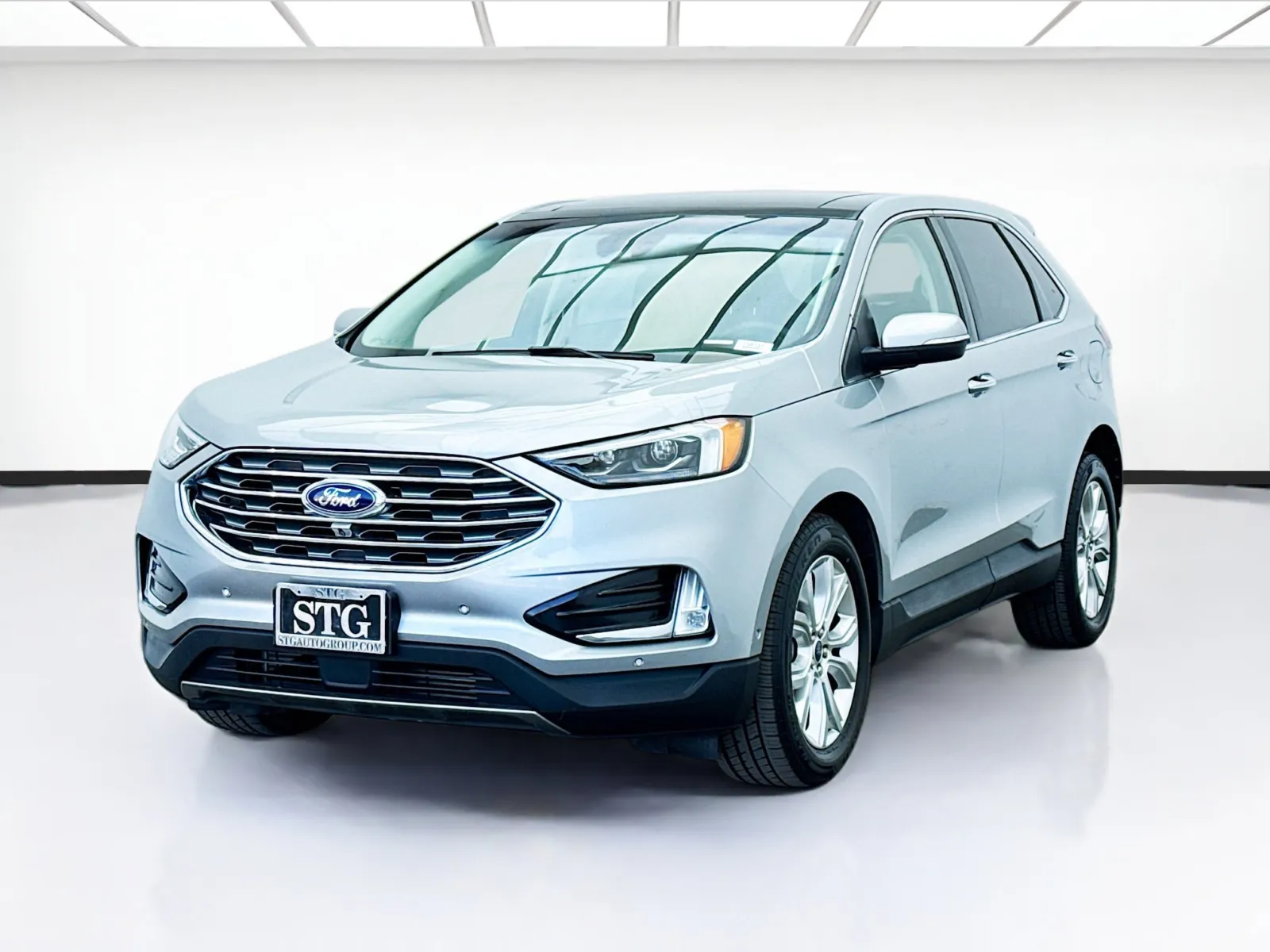Silver 2020 Ford Edge Titanium for sale in Bellflower, CA