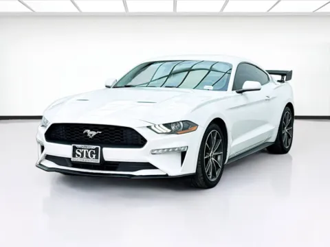White 2018 Ford Mustang EcoBoost for sale in Bellflower, CA