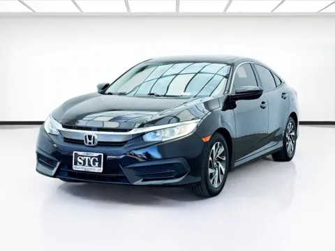 Red 2016 Honda Civic Sedan EX for sale in Bellflower, CA