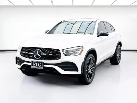 White 2021 Mercedes-Benz GLC 300 Coupe 4MATIC w/AMG Line for sale in Bellflower, CA