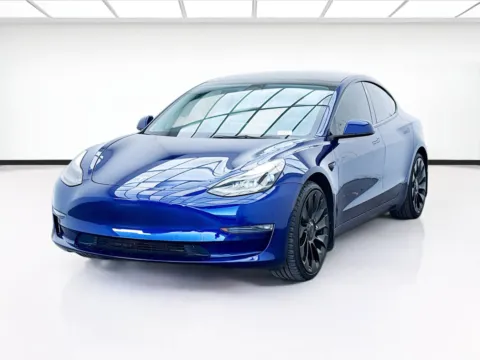 Blue 2022 Tesla Model 3 Performance for sale in Bellflower, CA