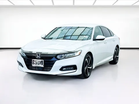 White 2018 Honda Accord Sedan Sport for sale in Bellflower, CA