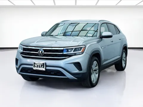 Silver 2021 Volkswagen Atlas Cross Sport 2.0T SE w/Technology for sale in Bellflower, CA