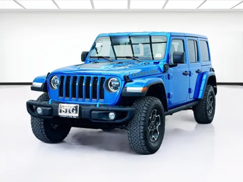 Blue 2023 Jeep Wrangler 4xe for sale in Bellflower, CA