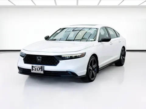 White 2023 Honda Accord Hybrid Sport for sale in Bellflower, CA
