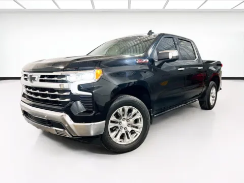 Black 2022 Chevrolet Silverado 1500 LTZ for sale in Bellflower, CA