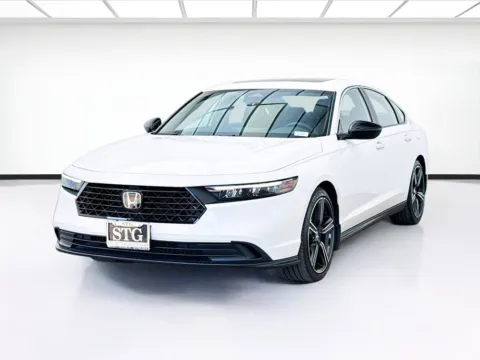 White 2024 Honda Accord Hybrid Sport for sale in Bellflower, CA