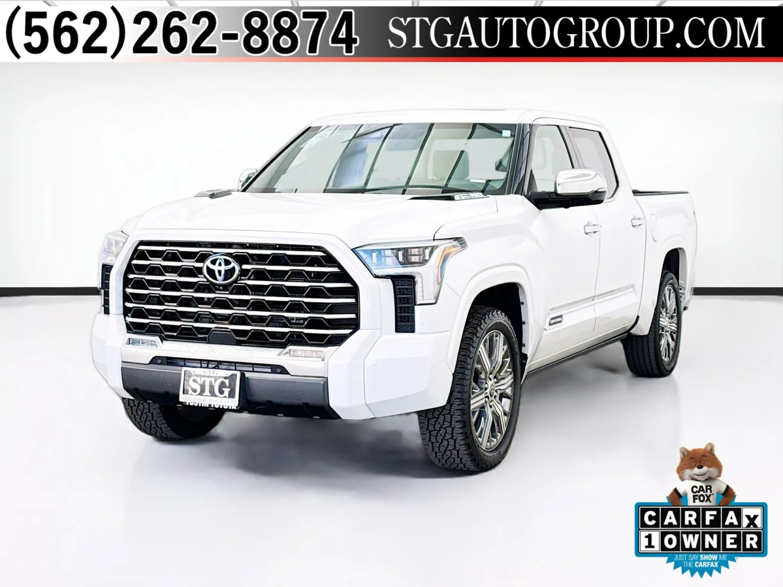 White 2023 Toyota Tundra Capstone Hybrid for sale in Bellflower, CA