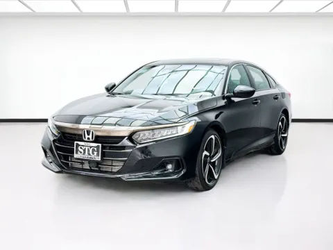 Black 2021 Honda Accord Sedan Sport 2.0T for sale in Bellflower, CA