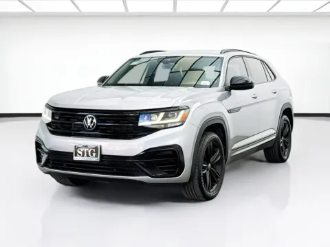 Silver 2023 Volkswagen Atlas Cross Sport V6 SEL R-Line Black 4Motion for sale in Bellflower, CA