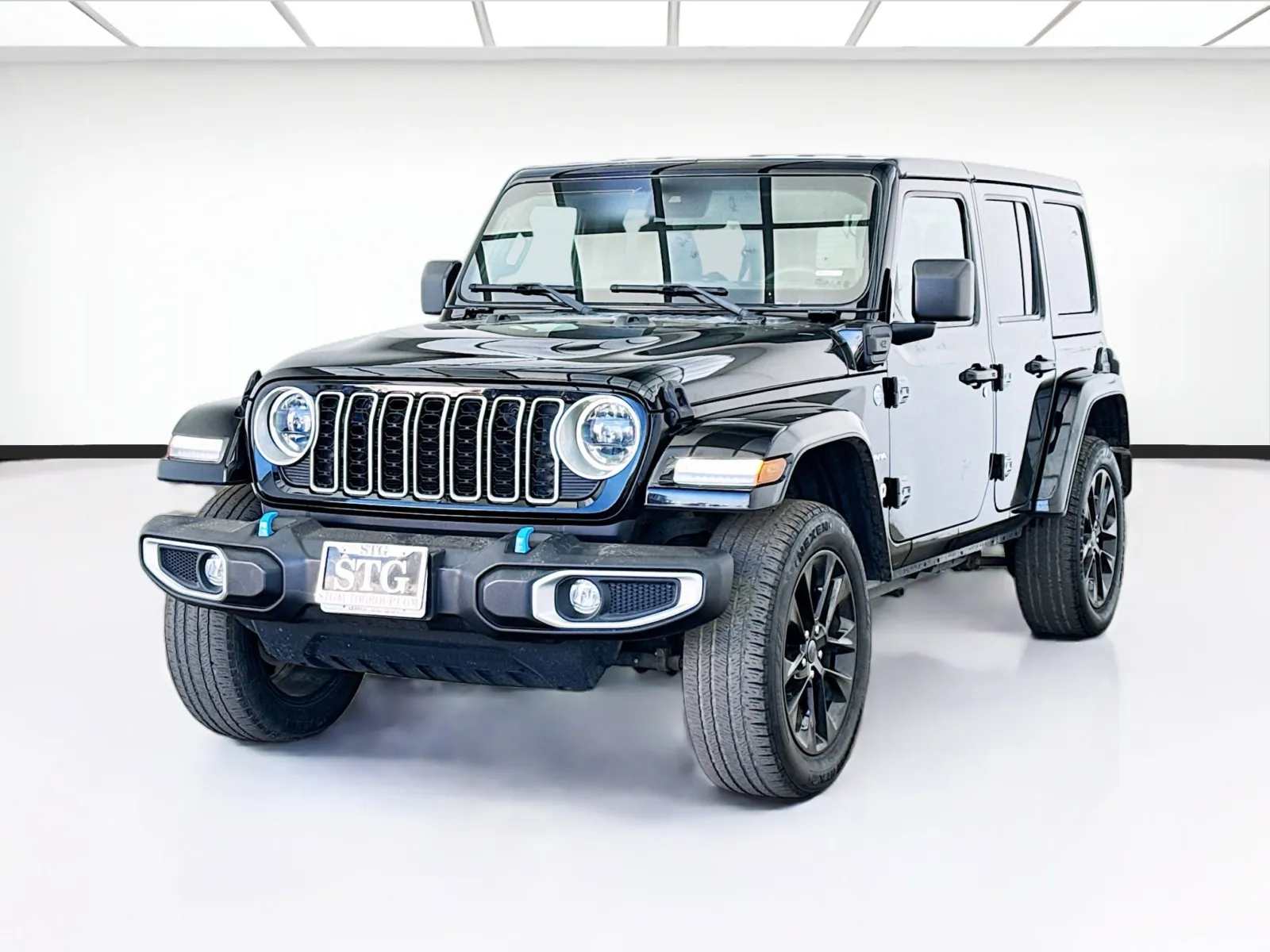 Black 2024 Jeep Wrangler 4xe Sahara 4xe for sale in Bellflower, CA