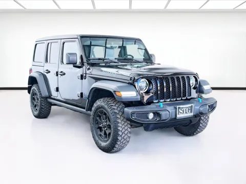 Another view of 2023 Jeep Wrangler 4xe Base 4xe w/Sun and Screen Package for sale in Bellflower, CA at STG Bellflower
