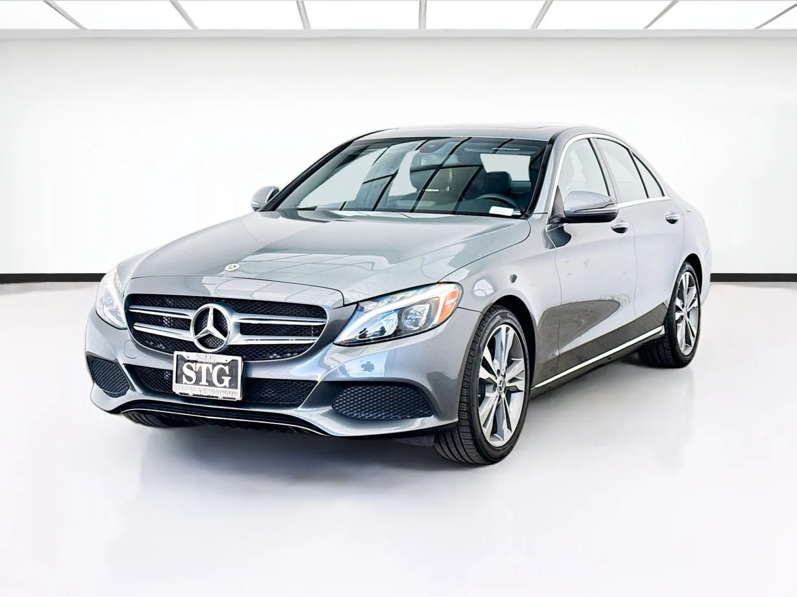 Gray 2018 Mercedes-Benz C-Class C 300 for sale in Bellflower, CA