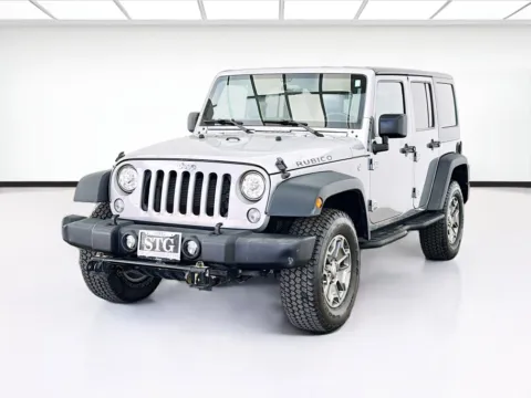 Silver 2017 Jeep Wrangler Unlimited Unlimited Rubicon for sale in Bellflower, CA