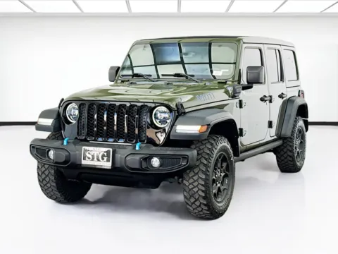 Green 2023 Jeep Wrangler 4xe Base 4xe w/Sun and Screen Package for sale in Bellflower, CA
