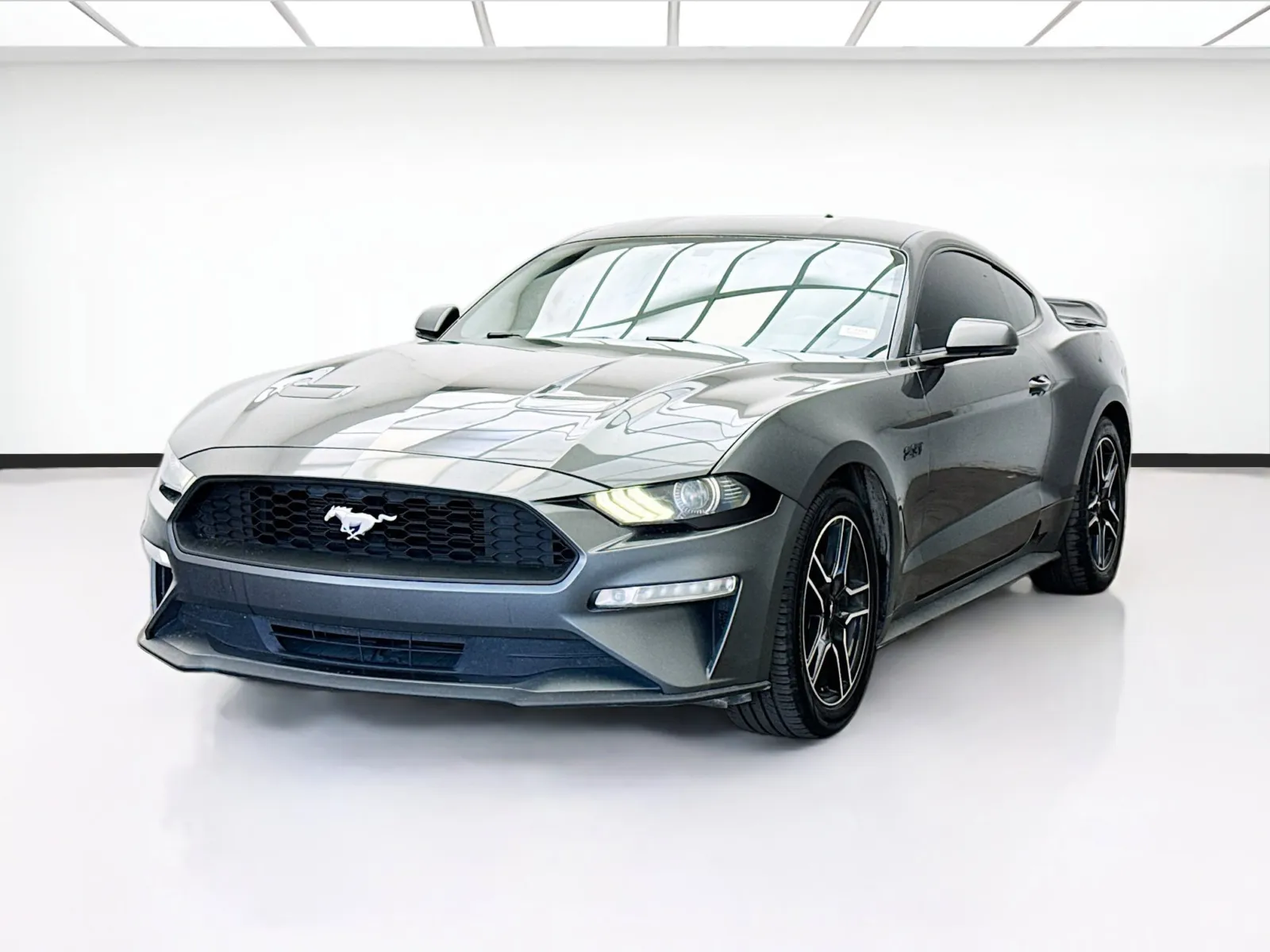 Gray 2020 Ford Mustang EcoBoost Premium for sale in Bellflower, CA
