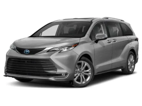 Silver 2021 Toyota Sienna 7 Passenger for sale in Bellflower, CA