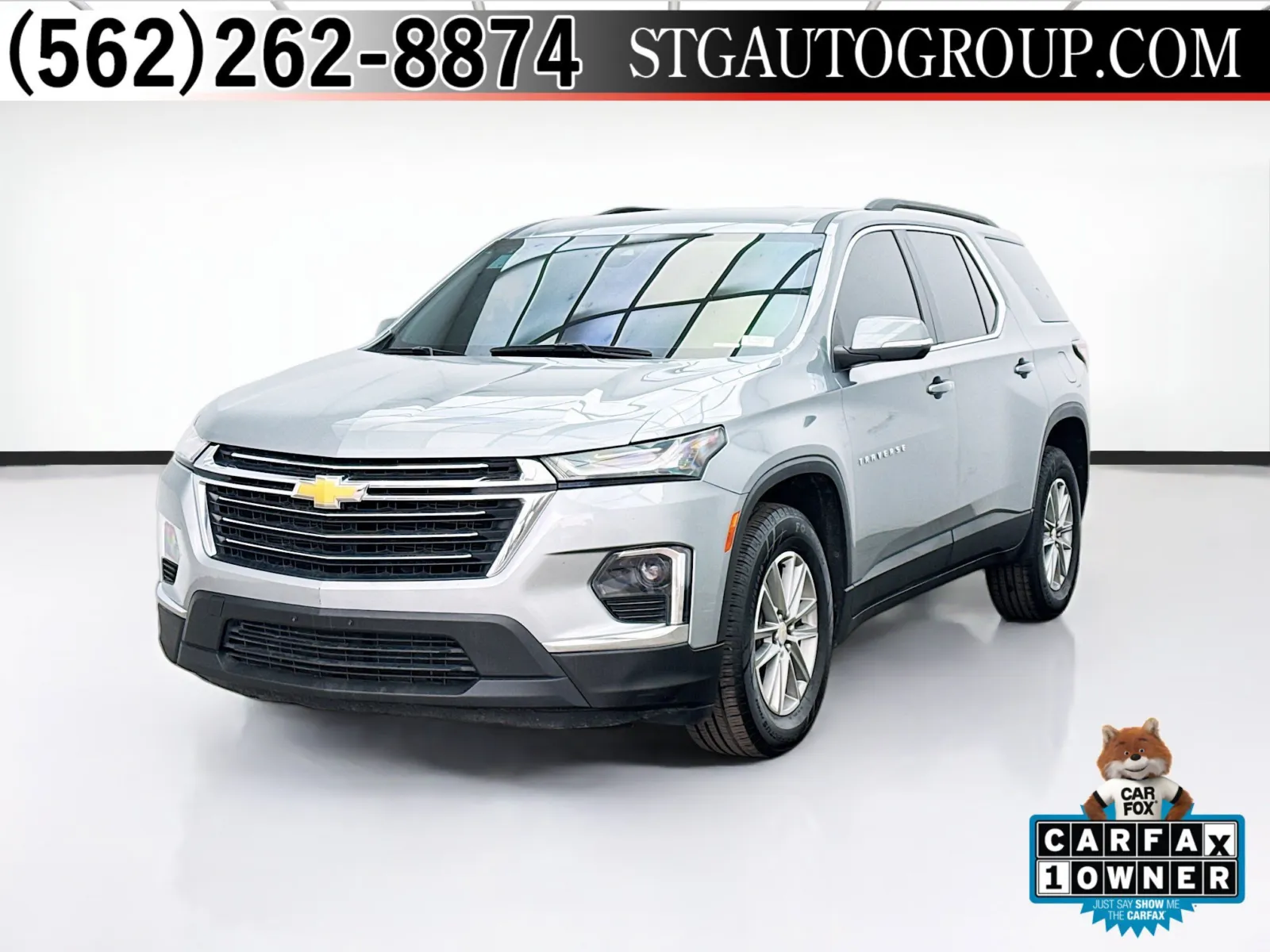 Gray 2023 Chevrolet Traverse LT Cloth for sale in Bellflower, CA
