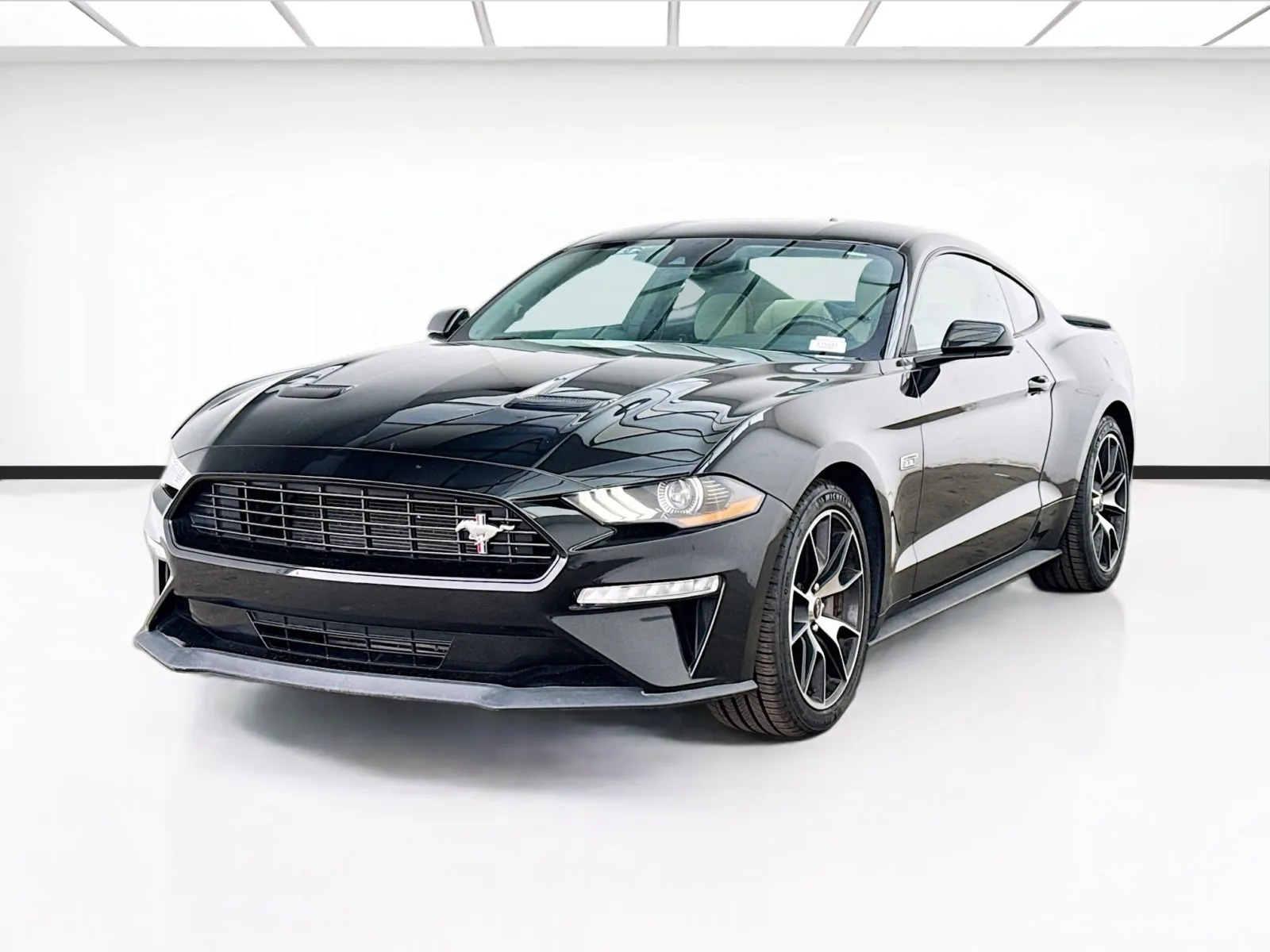 Black 2021 Ford Mustang EcoBoost High Performance Package for sale in Bellflower, CA
