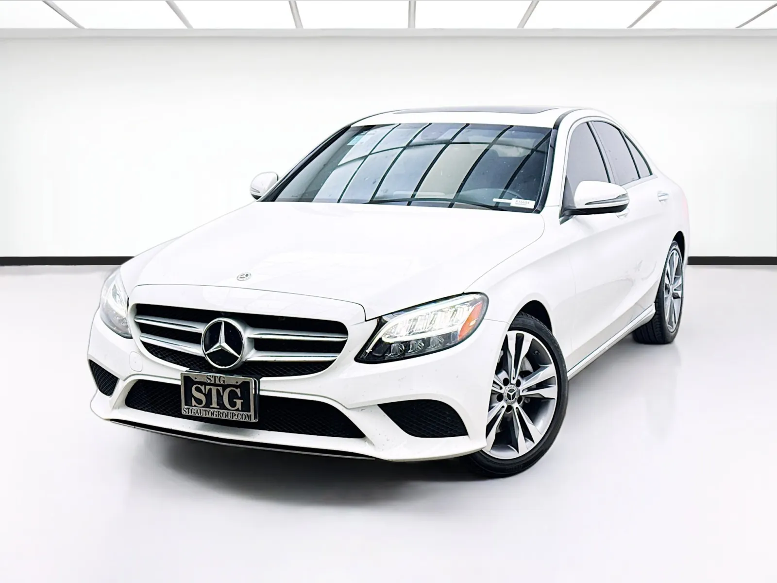 White 2019 Mercedes-Benz C-Class C 300 for sale in Bellflower, CA