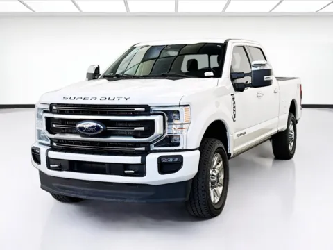 White 2021 Ford Super Duty F-350 SRW Platinum for sale in Bellflower, CA