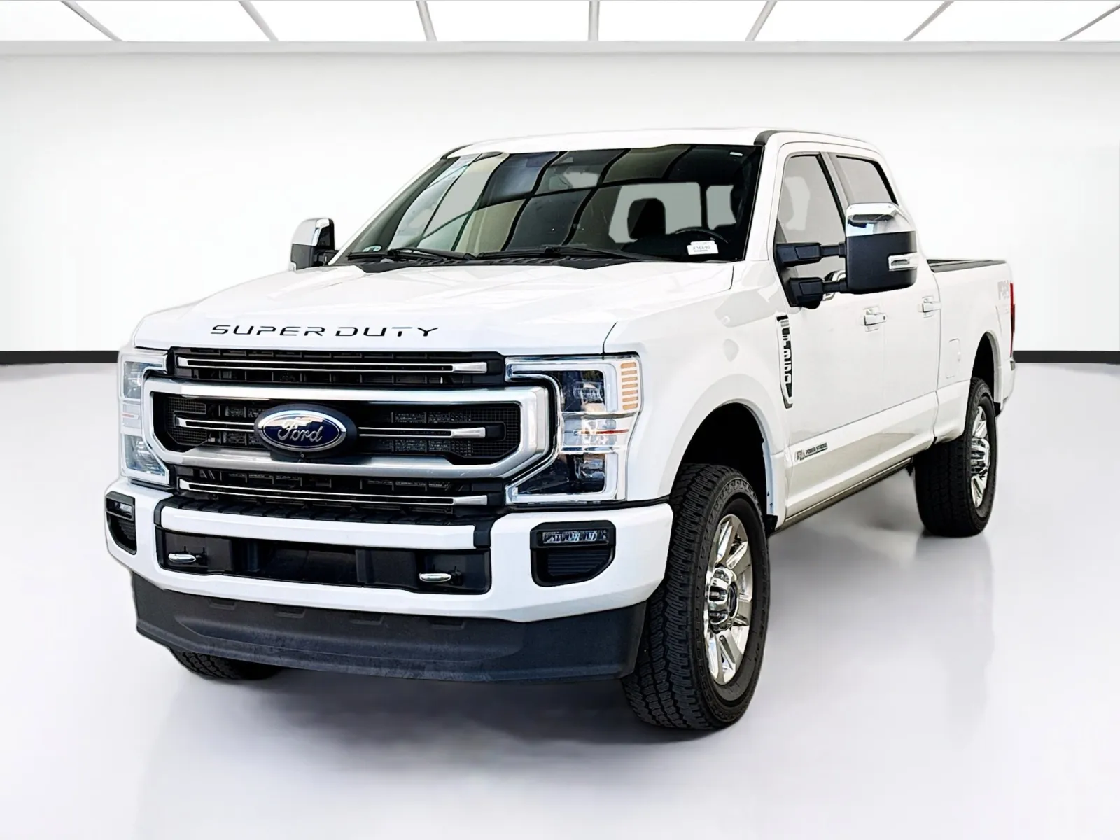 White 2021 Ford Super Duty F-350 SRW Platinum FX4 & TWIN PANEL MOONROOF for sale in Bellflower, CA