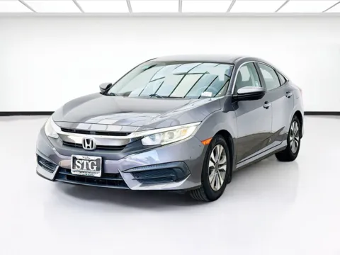 Gray 2017 Honda Civic Sedan LX for sale in Bellflower, CA