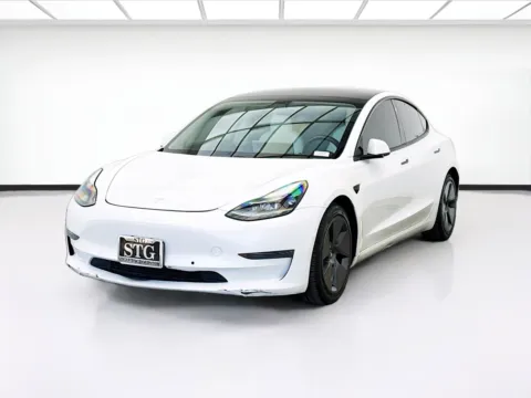 White 2021 Tesla Model 3 Standard Range Plus for sale in Bellflower, CA