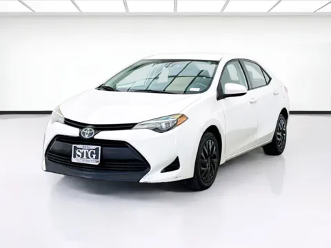 White 2017 Toyota Corolla LE for sale in Bellflower, CA