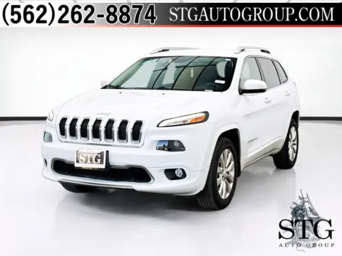 White 2017 Jeep Cherokee Overland for sale in Bellflower, CA