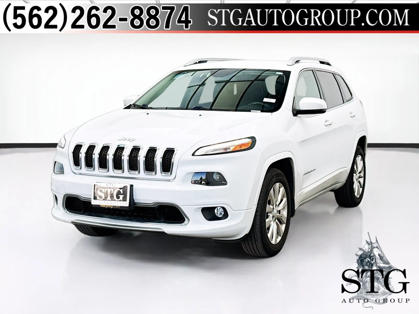White 2017 Jeep Cherokee Overland for sale in Bellflower, CA