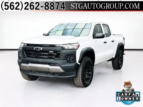White 2025 Chevrolet Colorado 4WD Trail Boss for sale in Bellflower, CA