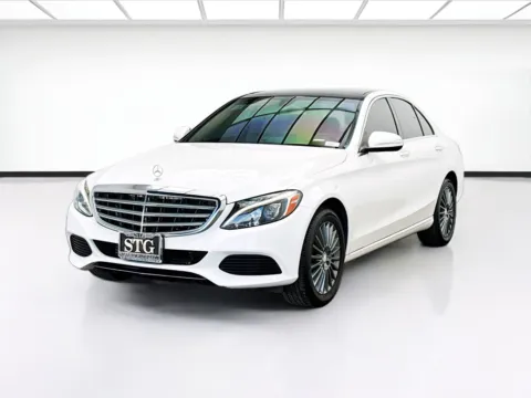 White 2015 Mercedes-Benz C-Class C 300 4MATIC for sale in Bellflower, CA