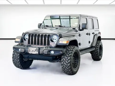 Gray 2021 Jeep Wrangler Unlimited Sahara Altitude for sale in Bellflower, CA
