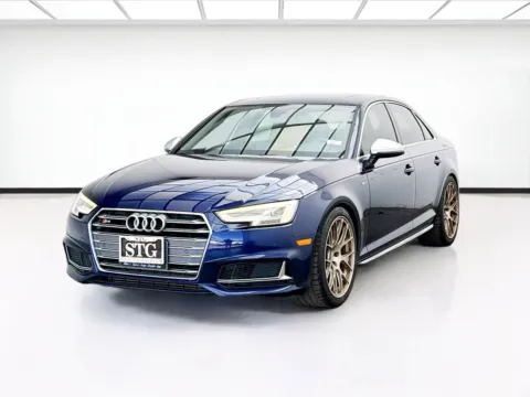 Blue 2018 Audi S4 3.0T Premium Plus quattro for sale in Bellflower, CA